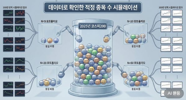 적정 종목수 시뮬레이션